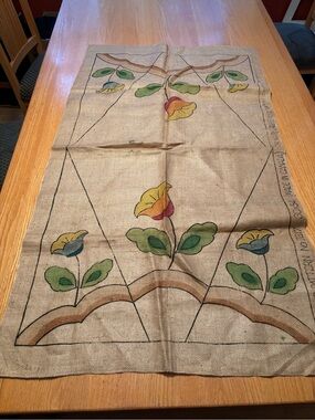 Garrett's Bluenose Hooked Rug Pattern 7217 Stamped on Burlap - 30" x 45"